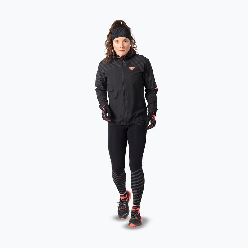 Giacca running donna DYNAFIT Trail Reflective Wind black out/6A10 2