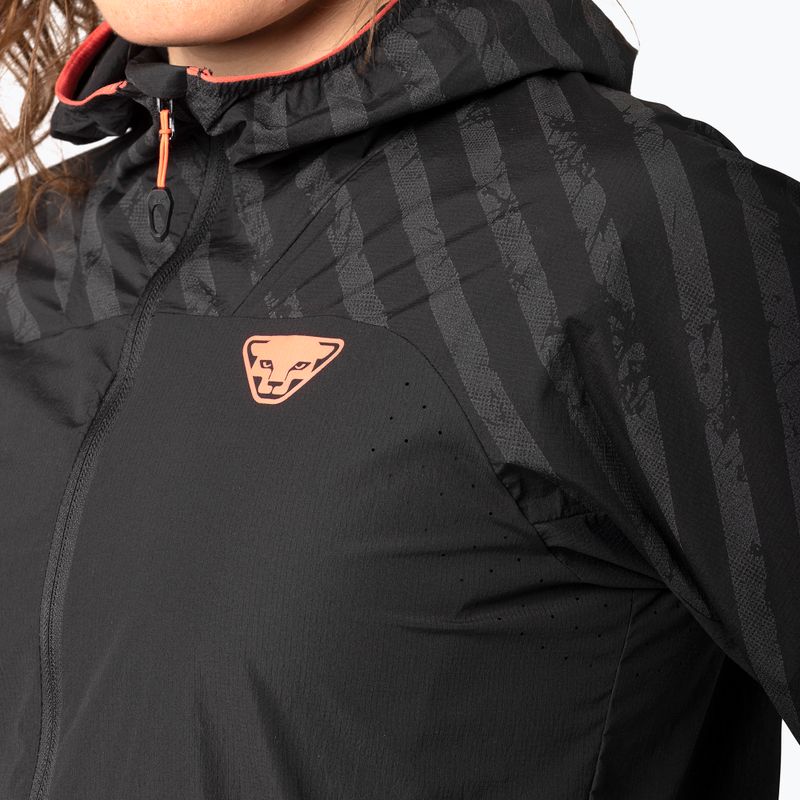 Giacca running donna DYNAFIT Trail Reflective Wind black out/6A10 5