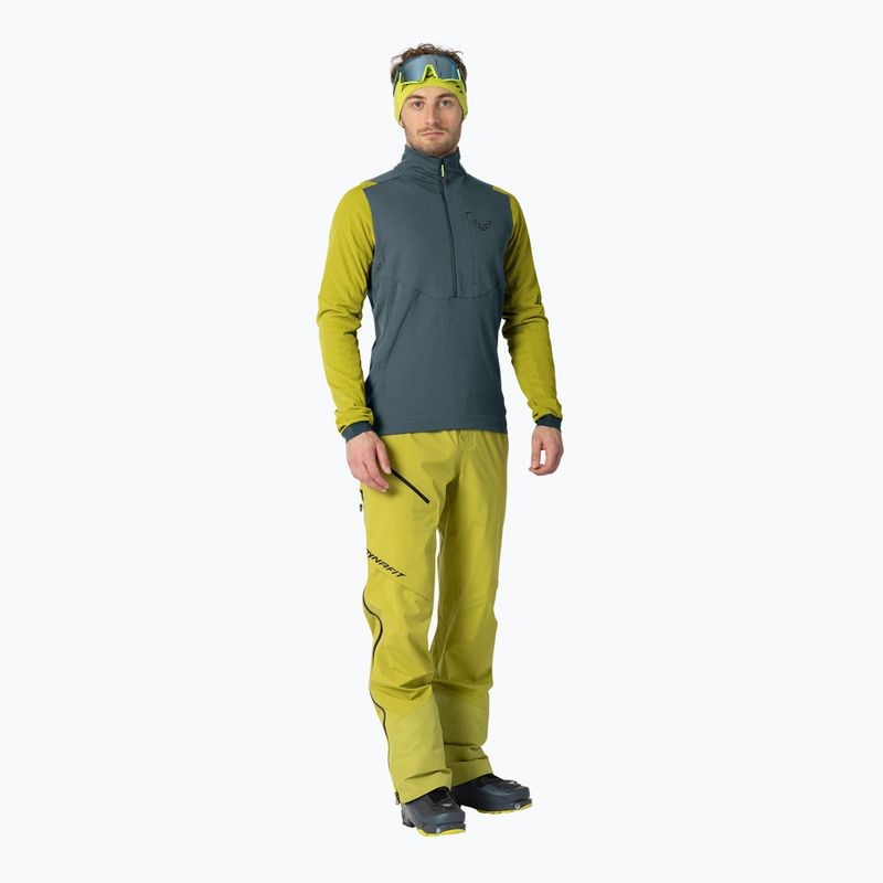 Maglia termica da scialpinismo da uomo DYNAFIT Blacklight Thermal 1/2 Zip golden lime 2