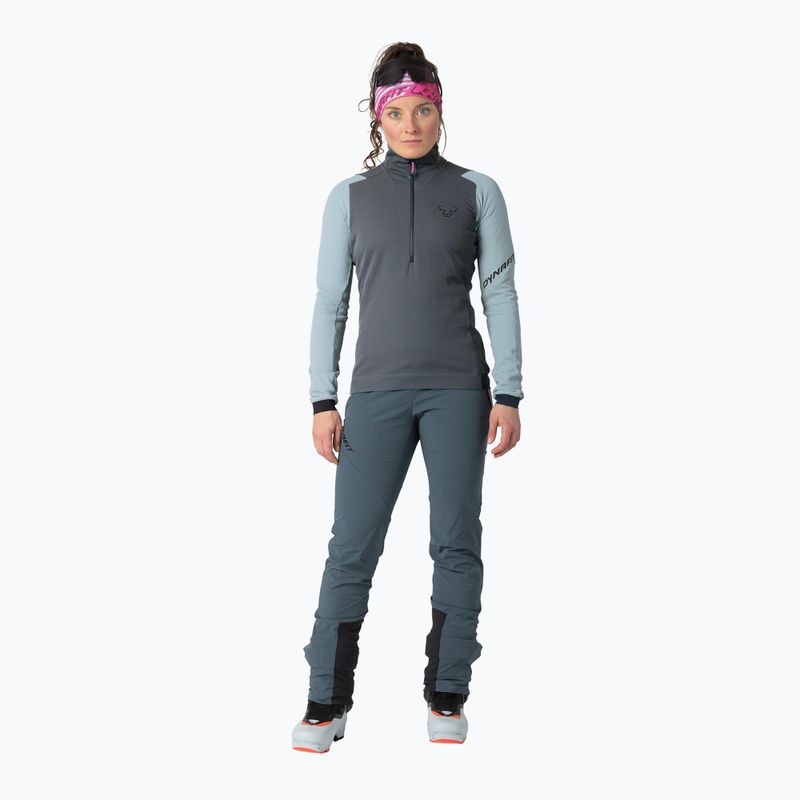 Maglia termica da sci alpinismo donna DYNAFIT Blacklight Thermal 1/2 Zip cloud blue 2