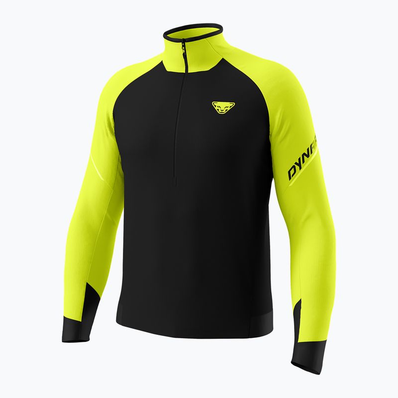 Felpa da running da uomo DYNAFIT Alpine 1/2 Zip Tee ultra yellow/0910 4