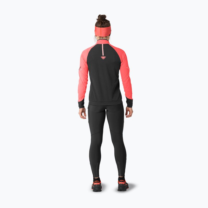 Felpa da running da donna DYNAFIT Alpine 1/2 Zip Tee ultra coral/0910 3