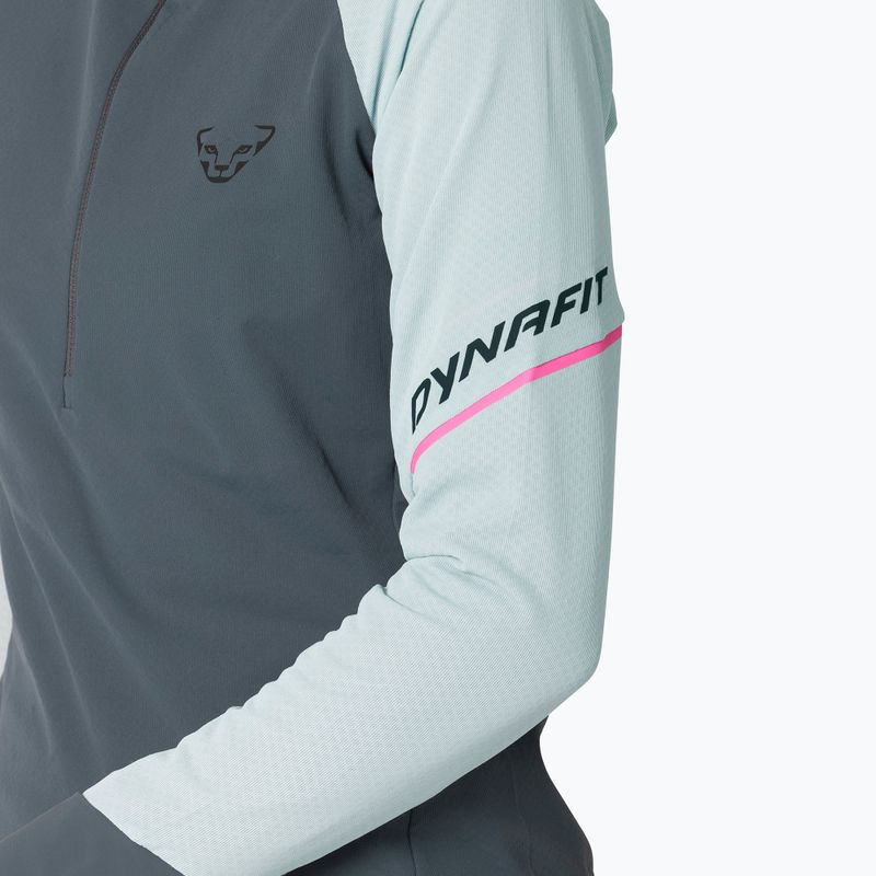 Felpa da running da donna DYNAFIT Alpine 1/2 Zip Tee cloud blue/0720 4