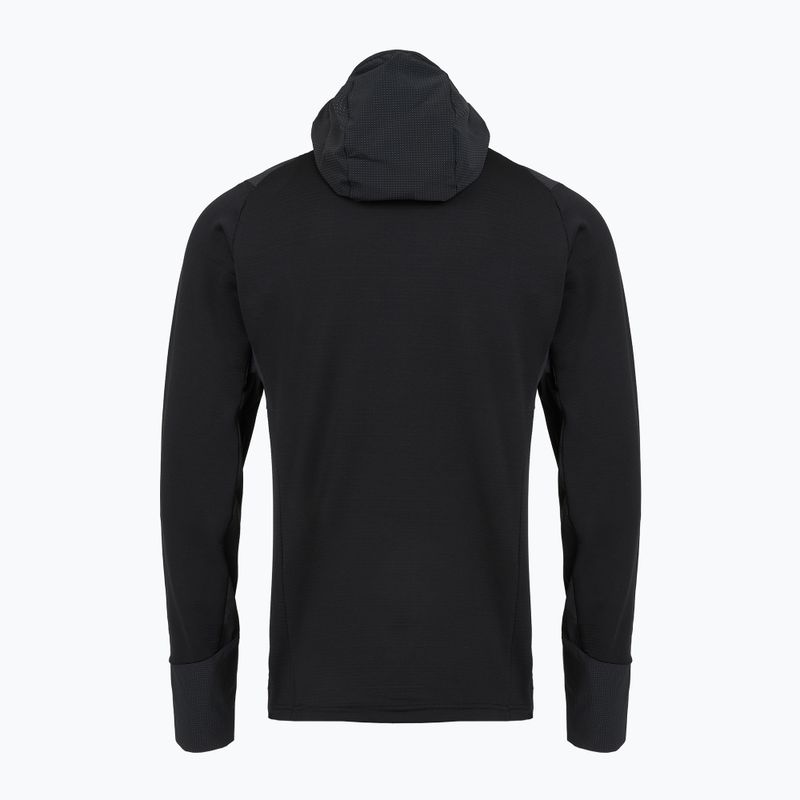 Felpa da trekking uomo Salewa Agner PL Hooded black out 2