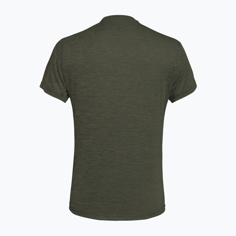 T-shirt uomo Salewa Puez Melange Dry faded green melange 2