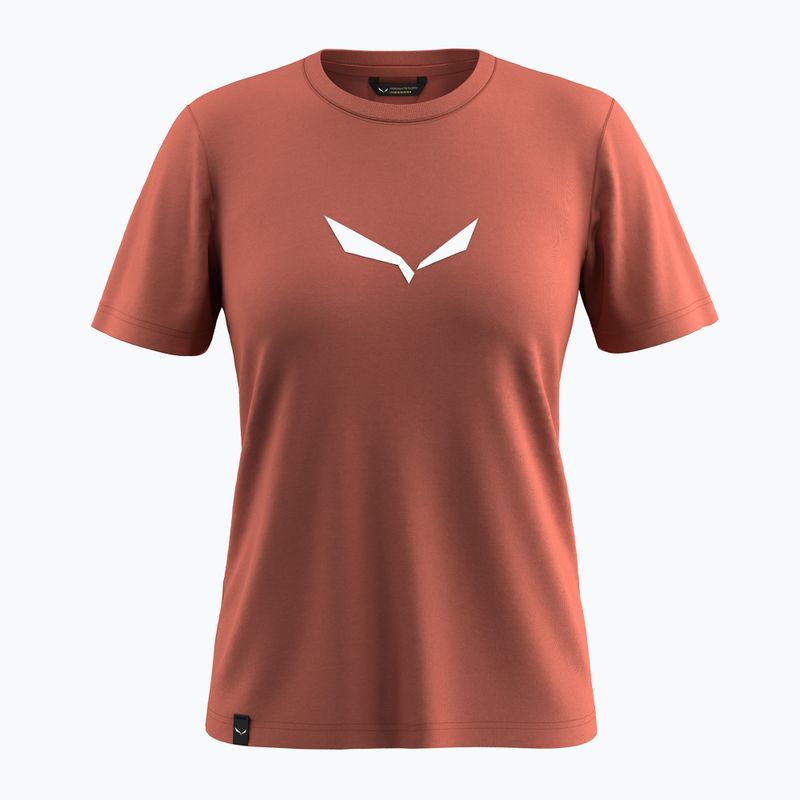 T-shirt donna Salewa Solid Dry etruscan red