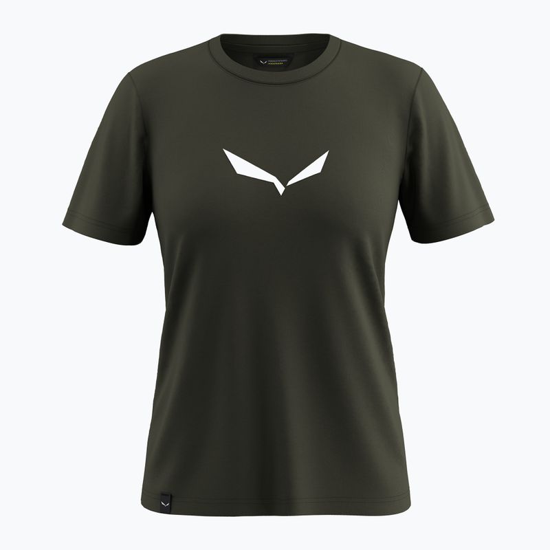 T-shirt donna Salewa Solid Dry dark olive