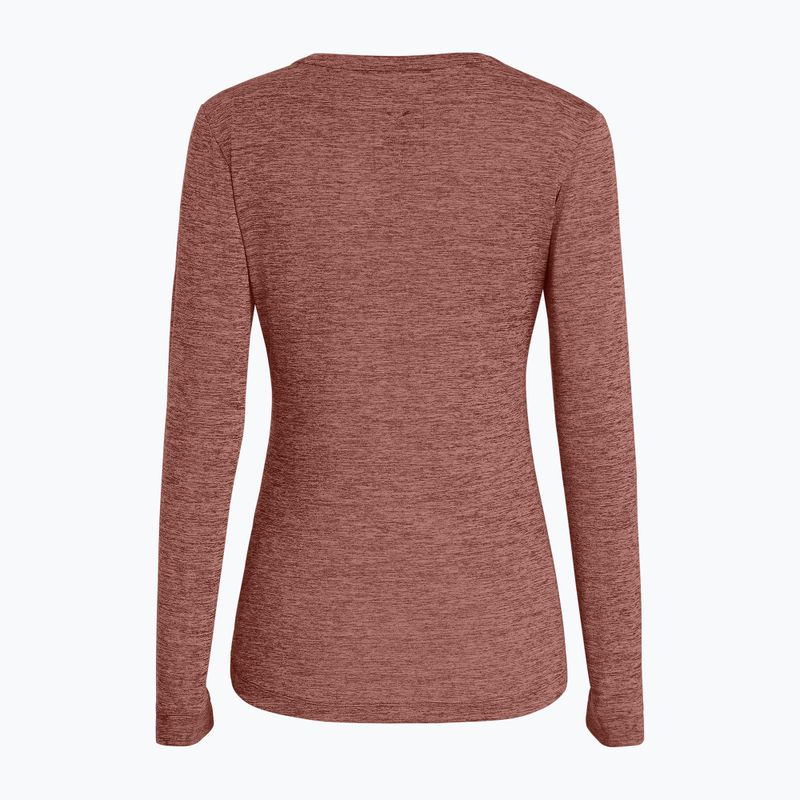 Longsleeve da trekking da donna Salewa Puez Melange Dry desert pink melange 2