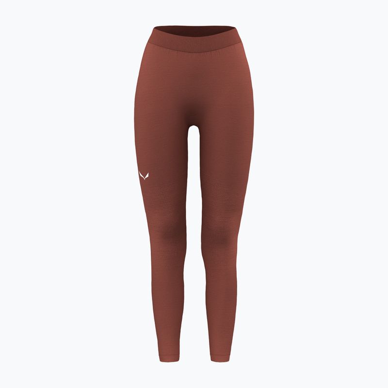 Pantaloni termici da donna Salewa Zebru Medium Warm AMR etruscan red