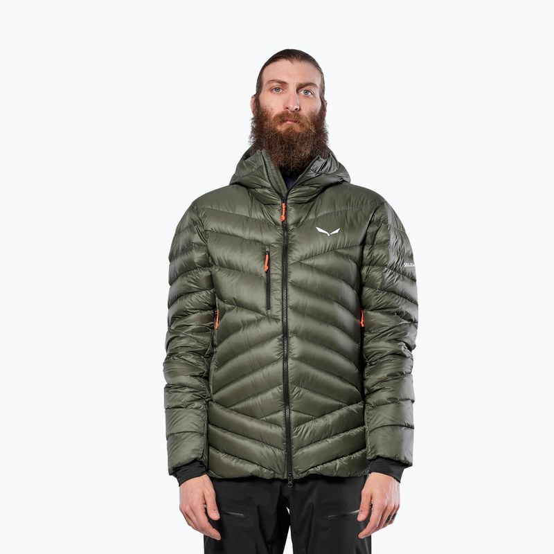Giacca imbottita da uomo Salewa Ortles Med 3 Rds Dwn faded green