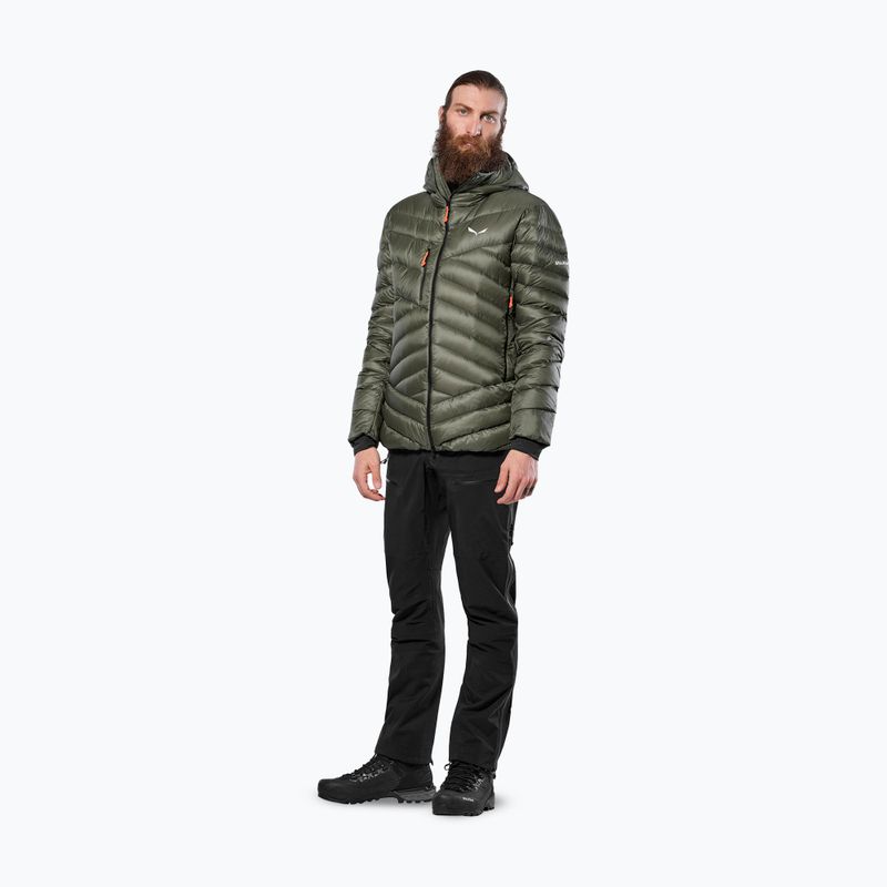 Giacca imbottita da uomo Salewa Ortles Med 3 Rds Dwn faded green 2