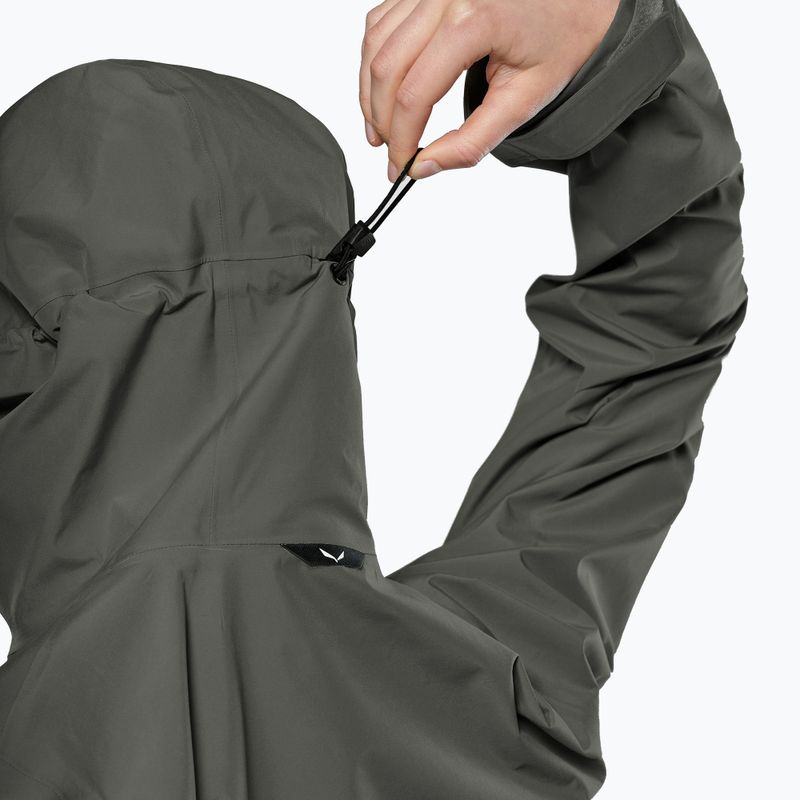 Giacca impermeabile da donna Salewa Puez GTX 3L Epe faded green 4