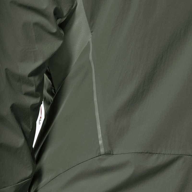 Giacca a vento uomo Salewa Pedroc Wind Hood faded green 5