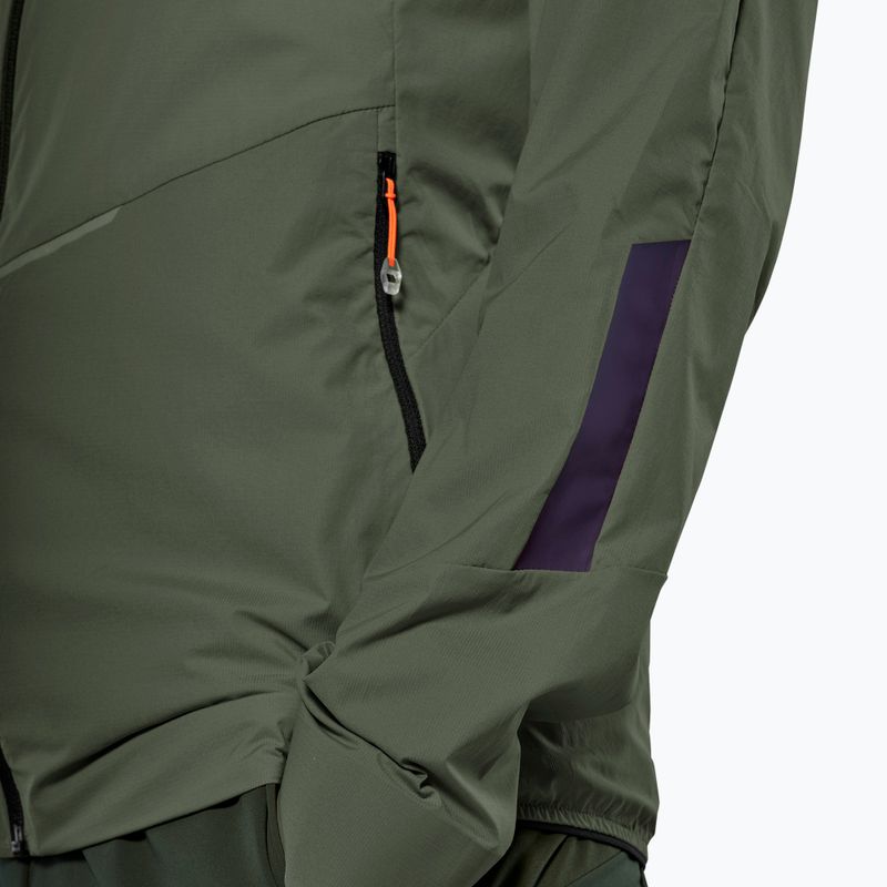 Giacca a vento uomo Salewa Pedroc Wind Hood faded green 6