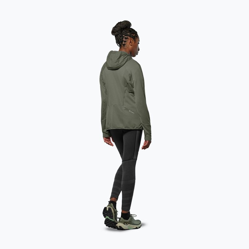 Giacca antivento donna Salewa Pedroc Polarlite Wind Hood faded green 3