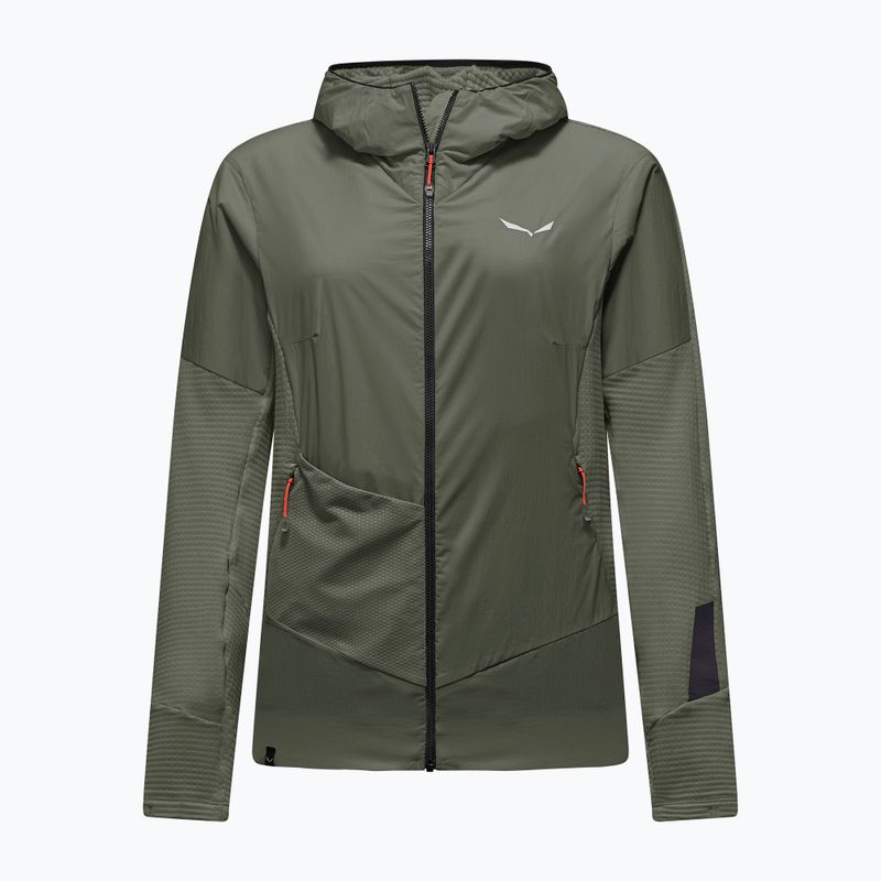 Giacca antivento donna Salewa Pedroc Polarlite Wind Hood faded green 7