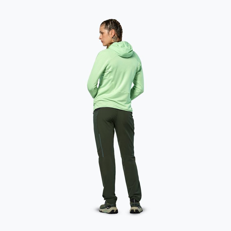 Giacca a vento da donna Salewa Pedroc Polarlite Wind Hood pastel green 3