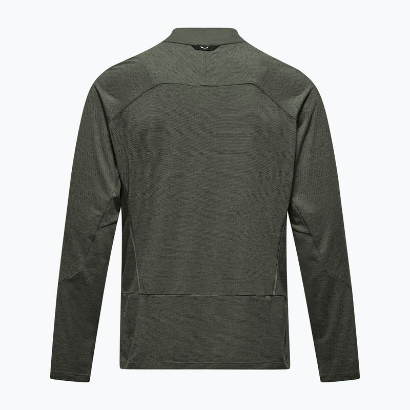 Maglia a manica lunga da uomo Salewa Pedroc Dry Wind Half Zip Tee faded green 7
