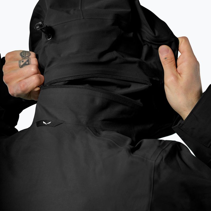 Giacca impermeabile uomo Salewa Ortles GTX 3L EPE black 4