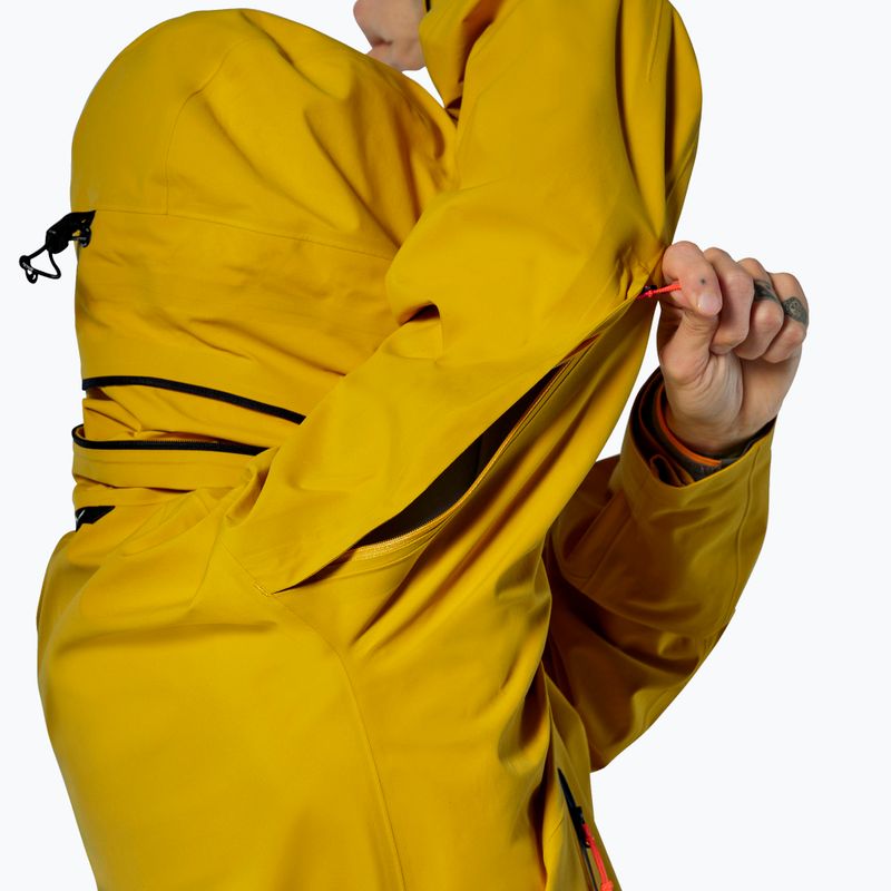 Giacca impermeabile uomo Salewa Ortles GTX 3L EPE gold 4