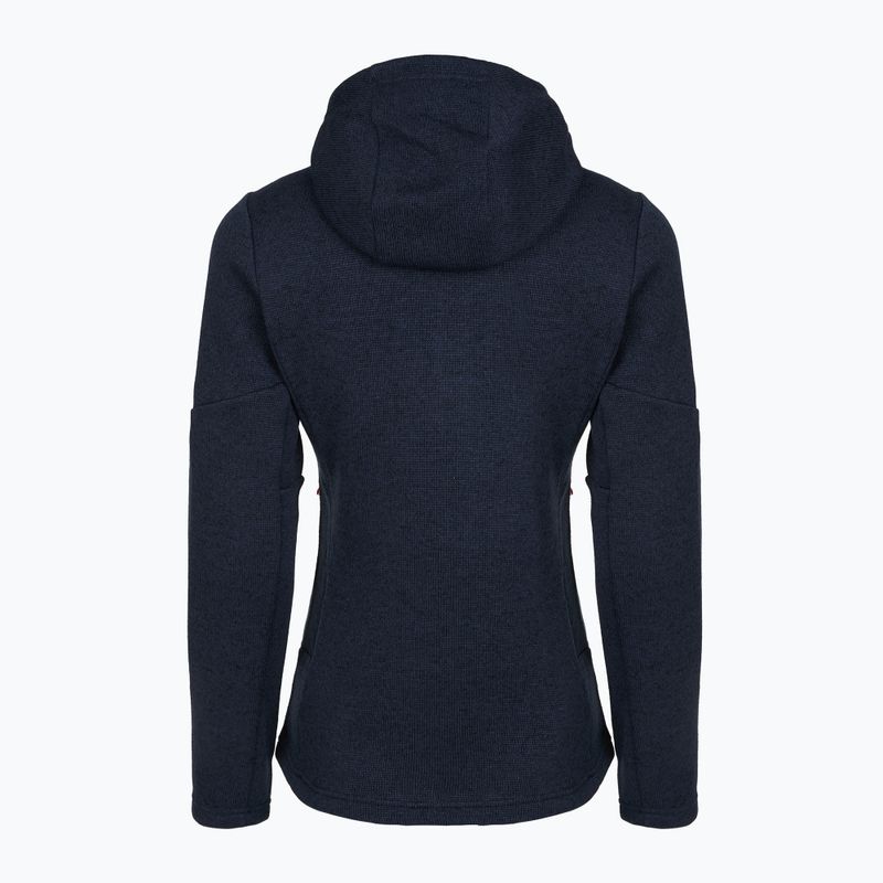 Felpa da trekking uomo Salewa Puez Rocca Polarlite Hood navy blazer 2