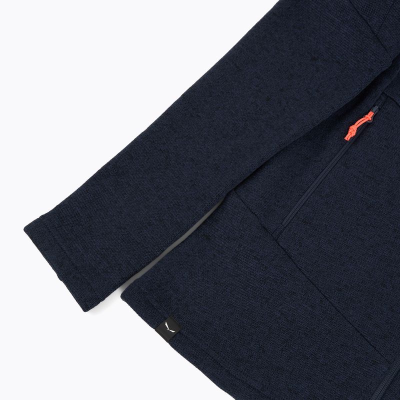 Felpa da trekking uomo Salewa Puez Rocca Polarlite Hood navy blazer 4
