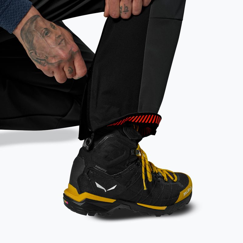Pantaloni da trekking da donna Salewa Ortles Duratretch/Stormwall black out 5