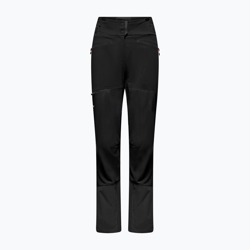 Pantaloni da trekking da donna Salewa Ortles Duratretch/Stormwall black out 6