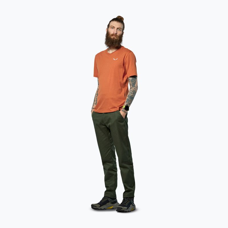 T-shirt da uomo Salewa Eagle Vocab bombay brown 2