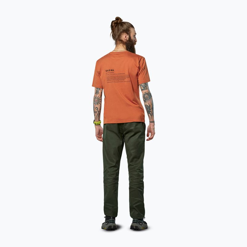 T-shirt da uomo Salewa Eagle Vocab bombay brown 3