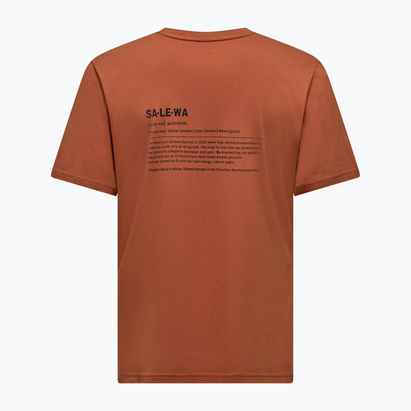 T-shirt da uomo Salewa Eagle Vocab bombay brown 6