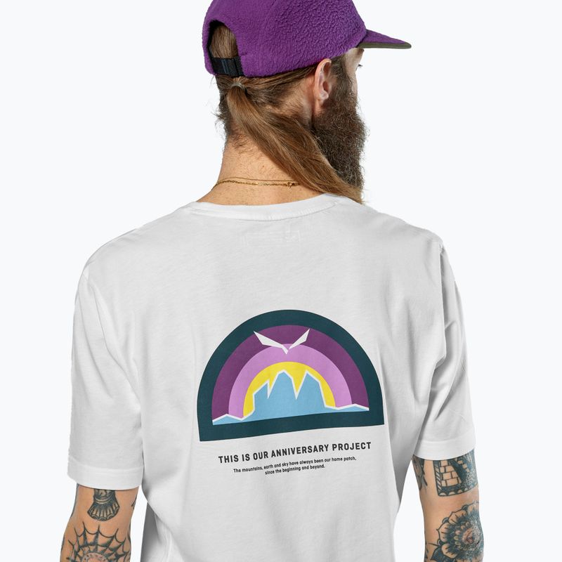 T-shirt uomo Salewa Eagle Anniversary optical white 4