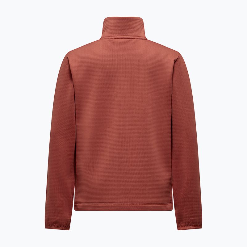 Felpa da trekking per bambini Salewa Cammino Polarlite etruscan red 2