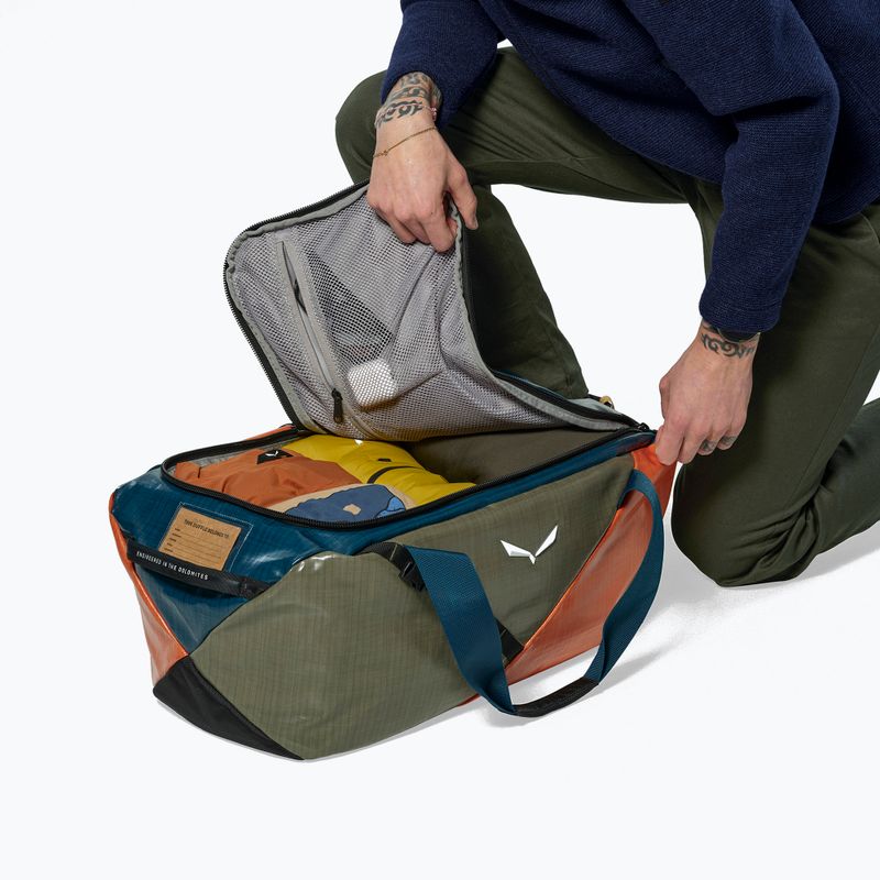 Borsone da viaggio Salewa Discovery Duffle 50 l faded green 10