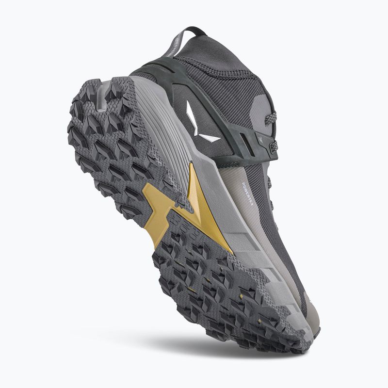 Scarpe da trekking uomo Salewa Pedroc 2 Mid PTX black out/bungee cord 4