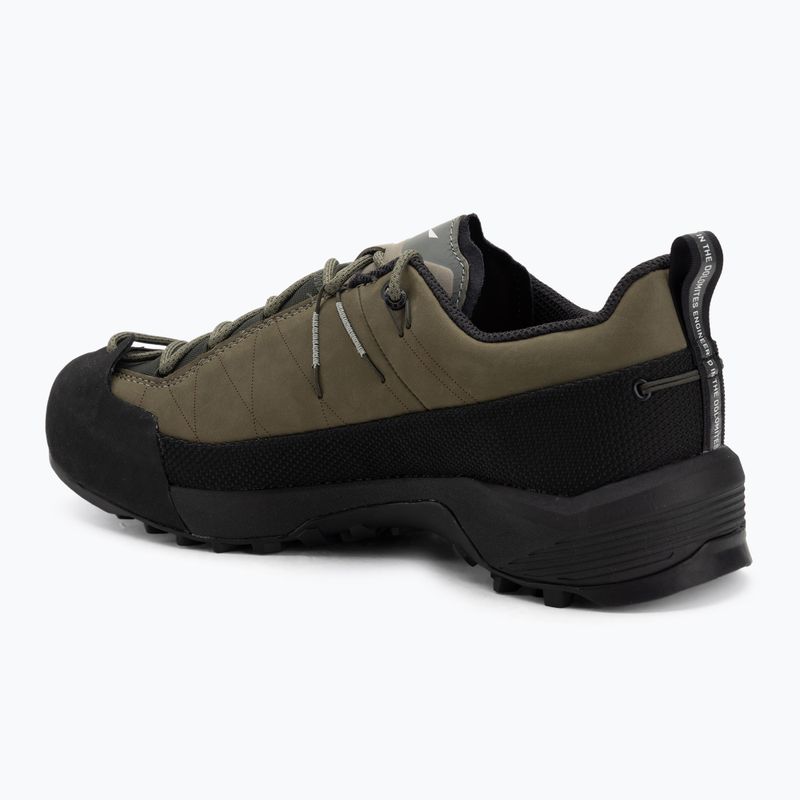 Scarpe da avvicinamento uomo Salewa Wildfire Leather 2 GTX faded green/black 3