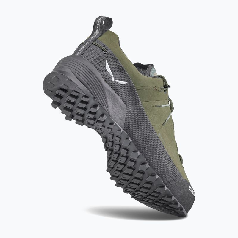 Scarpe da avvicinamento uomo Salewa Wildfire Leather 2 GTX faded green/black 14
