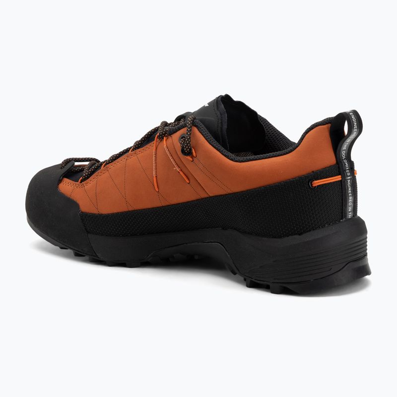 Scarpe da avvicinamento da uomo Salewa Wildfire Leather 2 GTX Bombay brown/black 3