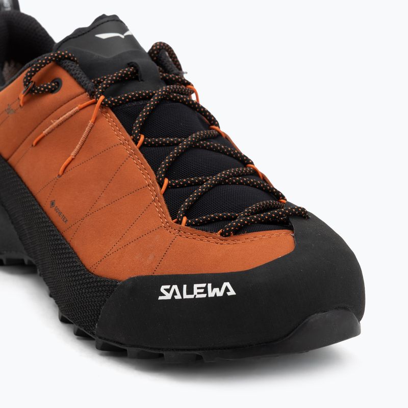 Scarpe da avvicinamento da uomo Salewa Wildfire Leather 2 GTX Bombay brown/black 7