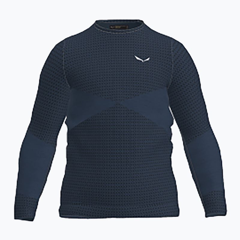 Maglia termica a maniche lunghe per bambino Salewa Zebru Med Warm AMR pond blue