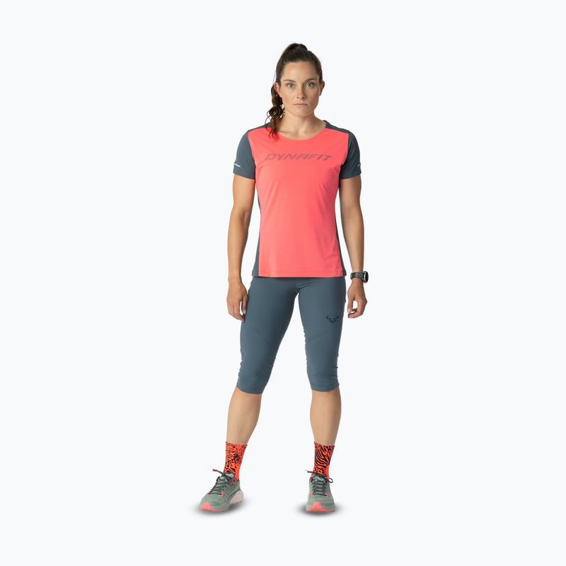 Maglietta da corsa da donna DYNAFIT Alpine 2 Tee ultra coral 2