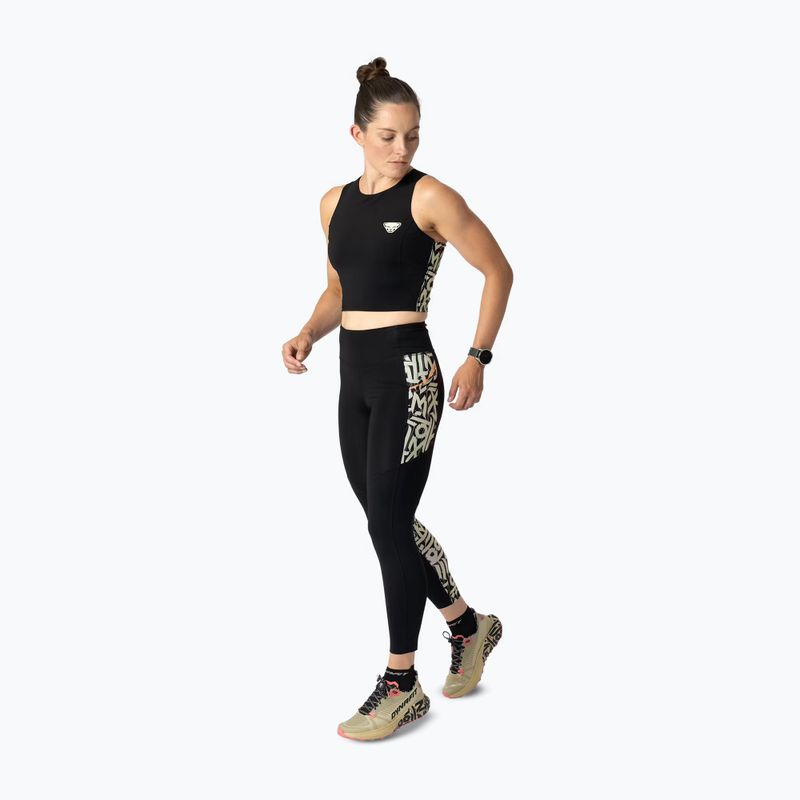 Leggings da corsa da donna DYNAFIT Trail 7/8 blackout overcast 2
