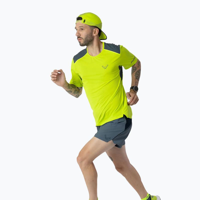 Maglietta da corsa da uomo DYNAFIT Sky ultra yellow 2