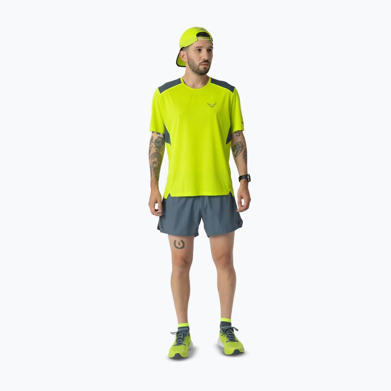 Maglietta da corsa da uomo DYNAFIT Sky ultra yellow 4