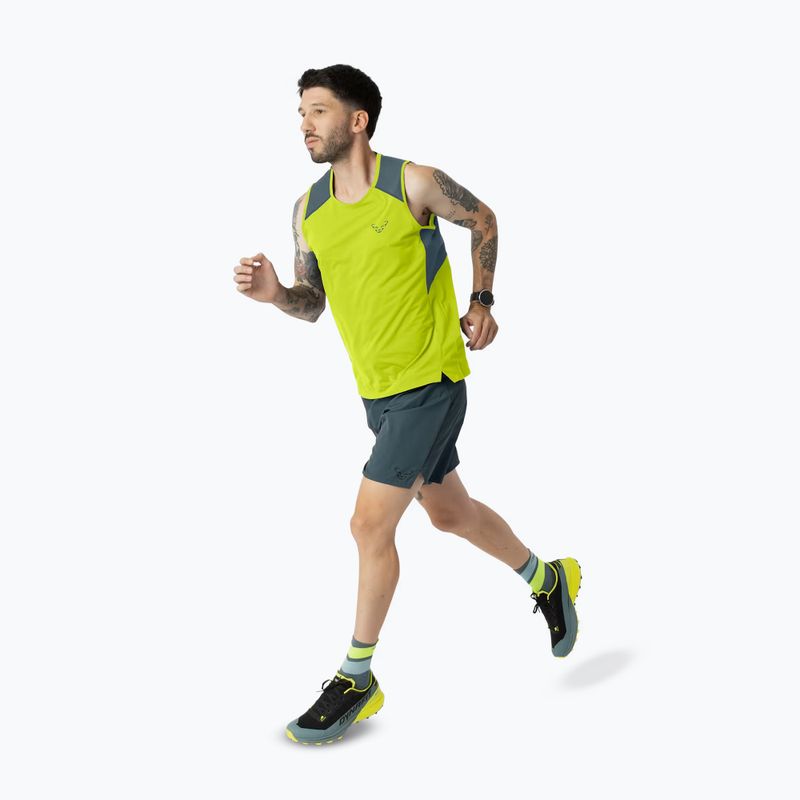 Maglietta da corsa da uomo DYNAFIT Sky Tank ultra yellow 2