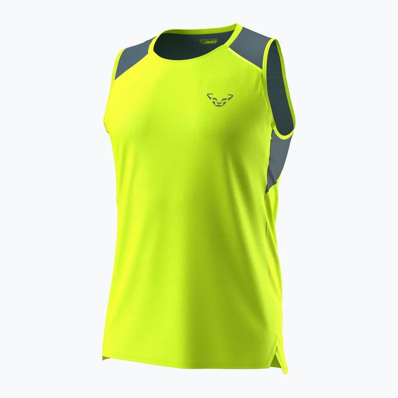 Maglietta da corsa da uomo DYNAFIT Sky Tank ultra yellow 4