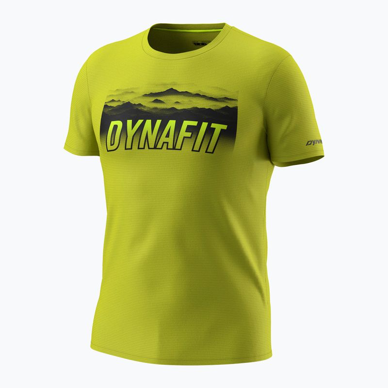 Maglietta da trekking da uomo DYNAFIT Transalper Graphic golden lime/5a30 4