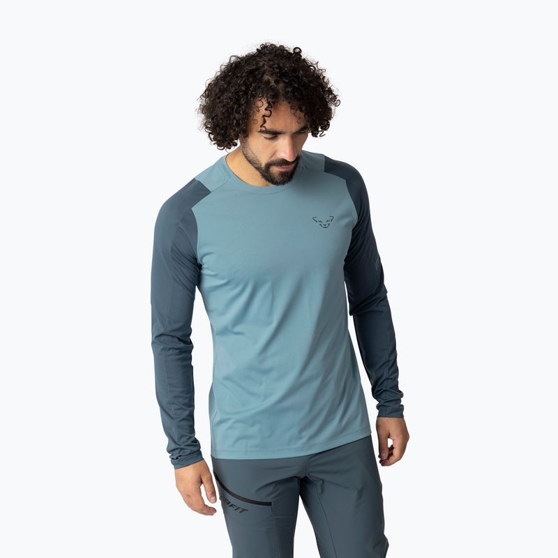Maglia a maniche lunghe da trekking da uomo DYNAFIT Transalper smoke blue/0720 3
