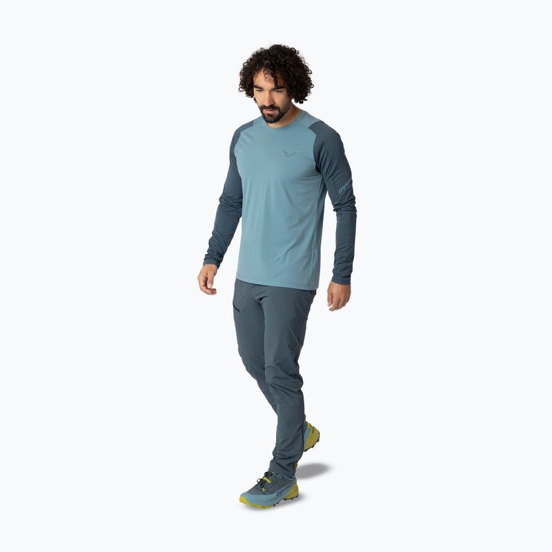 Maglia a maniche lunghe da trekking da uomo DYNAFIT Transalper smoke blue/0720 4