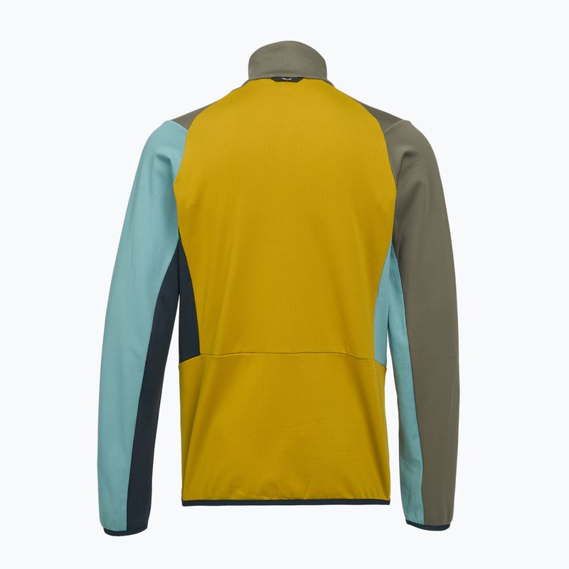 Felpa da trekking da uomo Salewa Puez Cammio PL faded green/multi 2